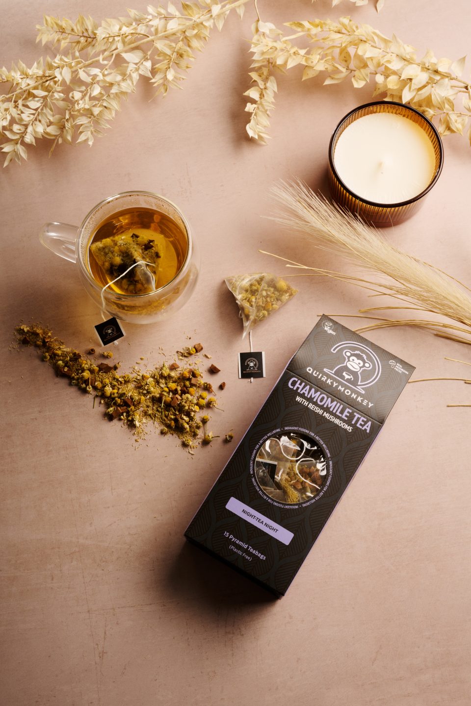 Quirky Monkey 2 x Mushroom Tea and Stainless Steel Tumbler Bundle - Image 3